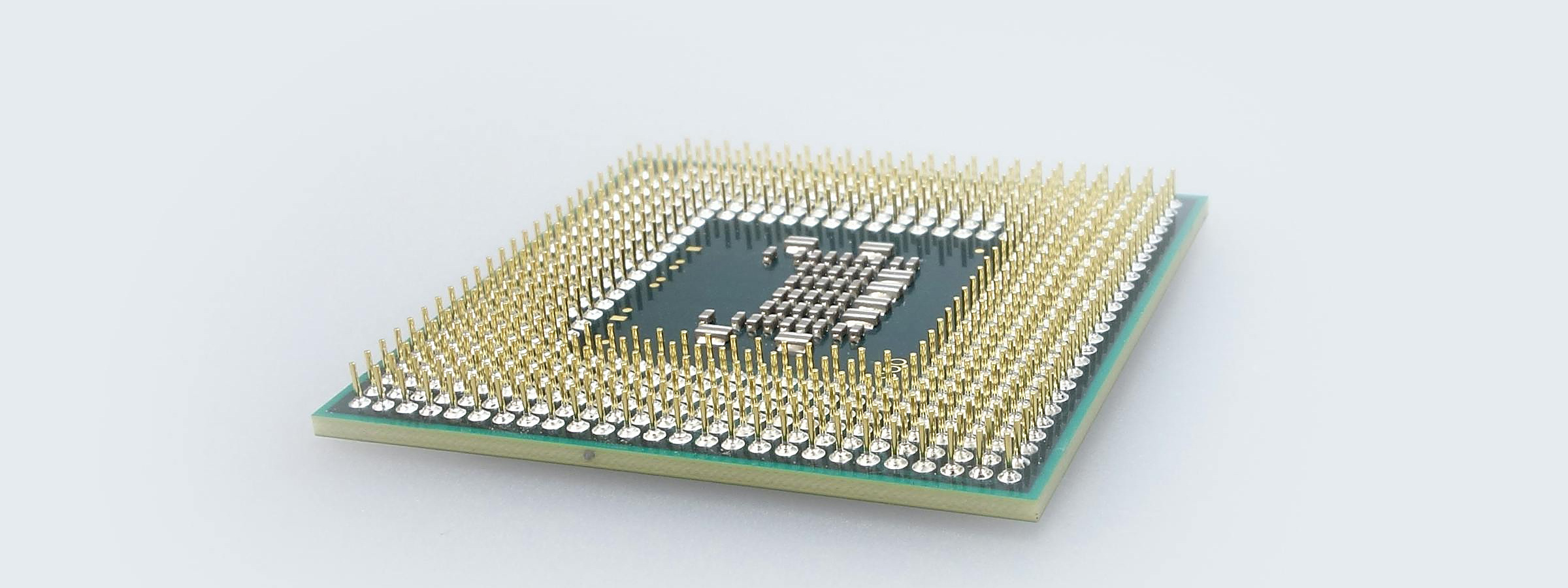 A computer processor chip
